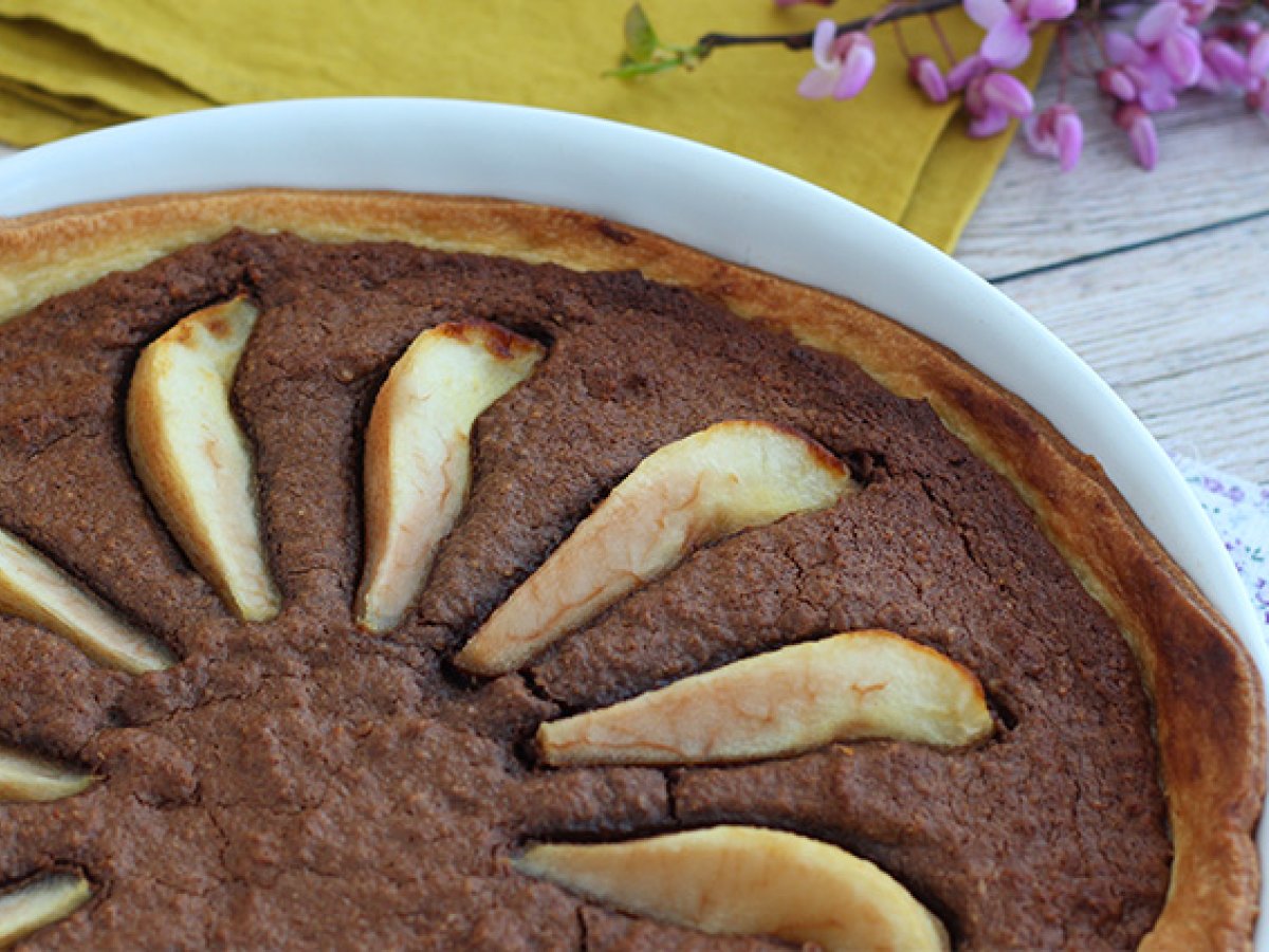 Tarta z gruszkami i czekoladą - zdjęcie 2