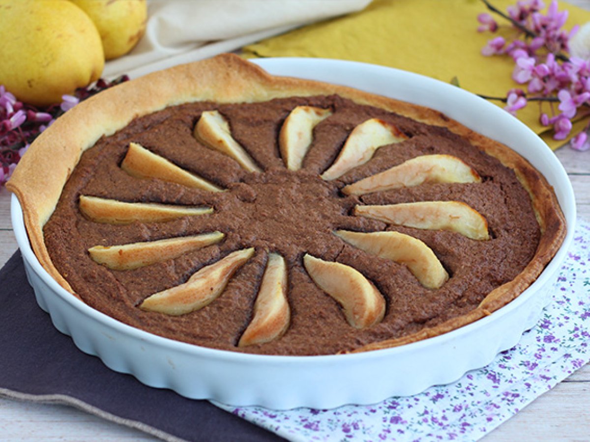 Tarta z gruszkami i czekoladą - zdjęcie 3