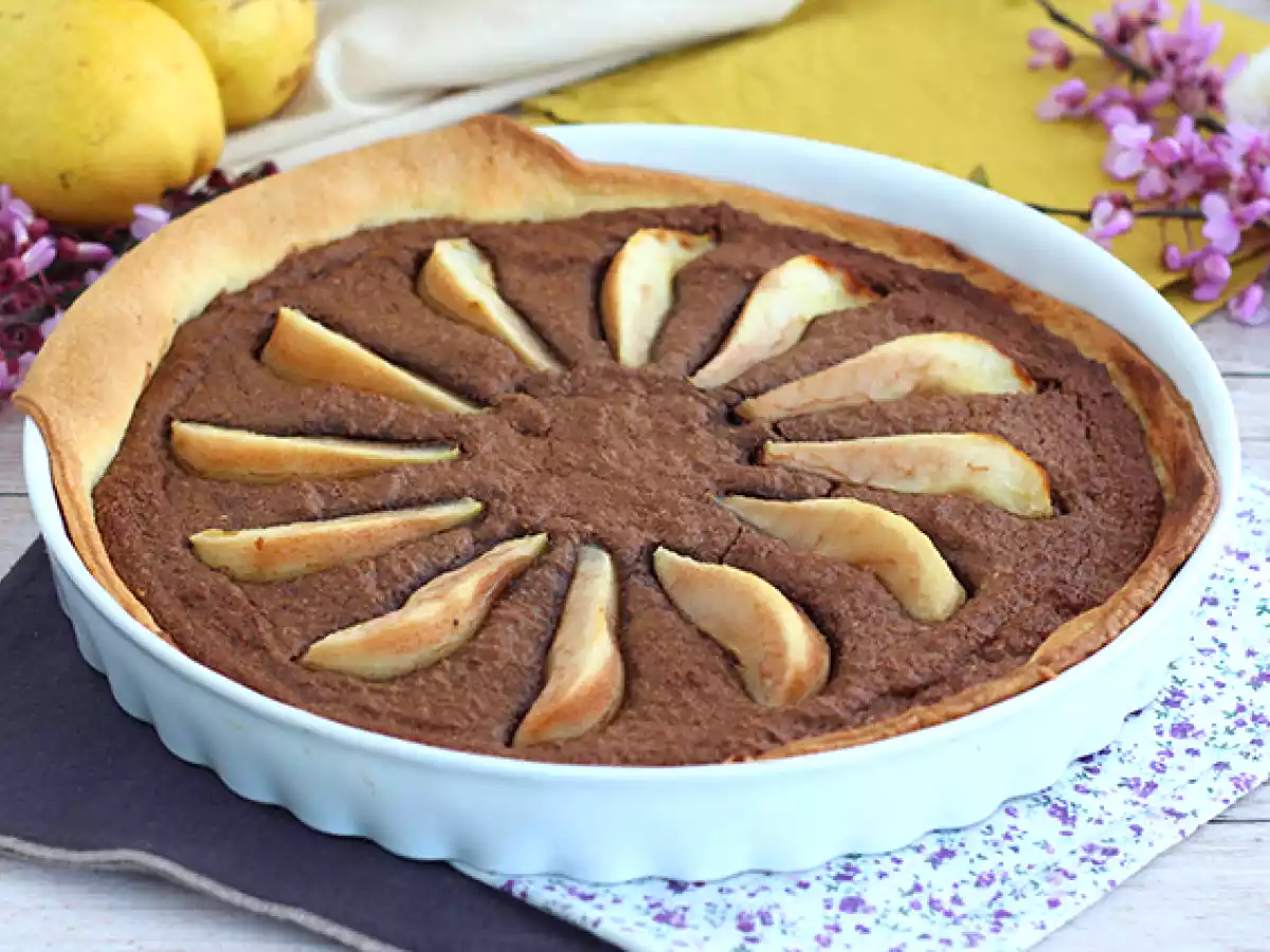 Tarta z gruszkami i czekoladą - zdjęcie 3