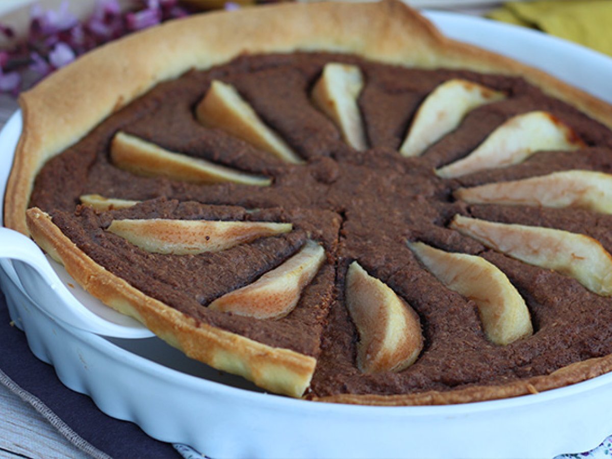 Tarta z gruszkami i czekoladą - zdjęcie 5