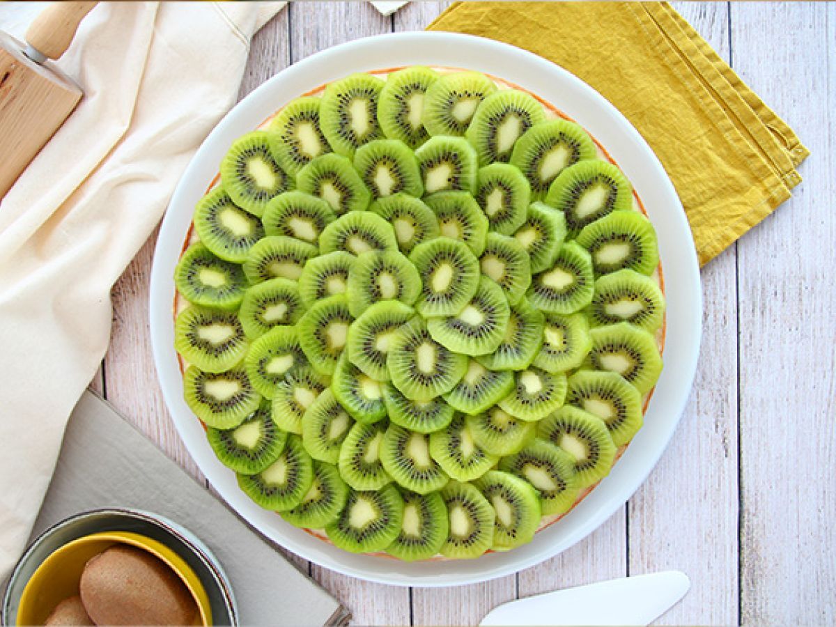 Tarta z kiwi (szybka i łatwa)