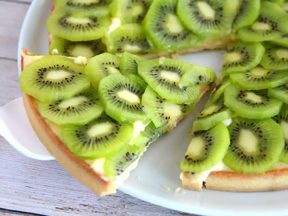 Tarta z kiwi (szybka i łatwa) - zdjęcie 3