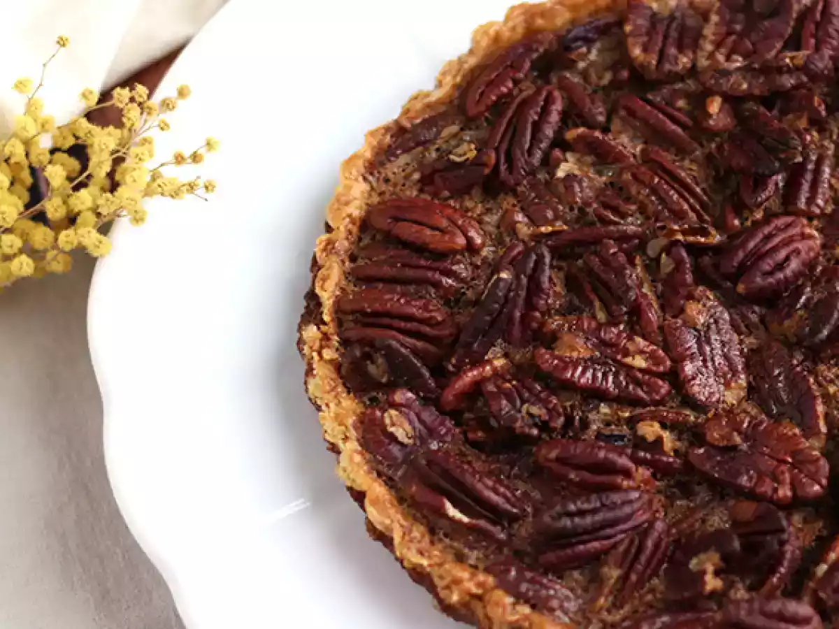Tartaletka z orzechami pekan. Pecan pie - zdjęcie 2