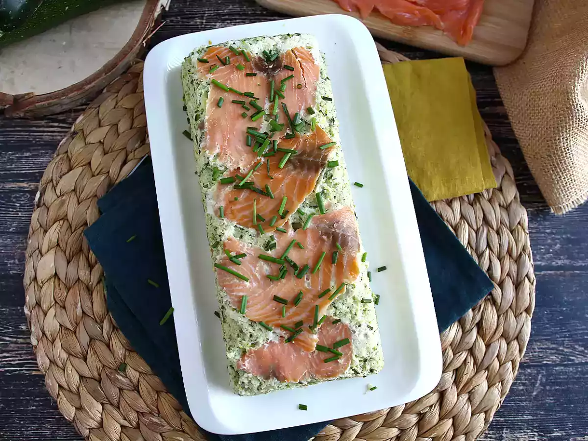 Terrina z cukinii i wędzonego łososia - zdjęcie 2