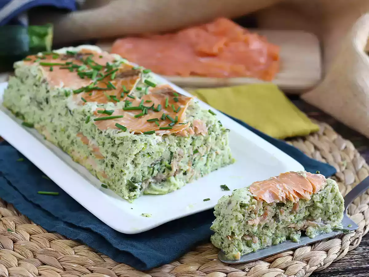 Terrina z cukinii i wędzonego łososia - zdjęcie 3