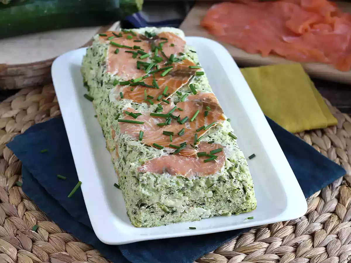 Terrina z cukinii i wędzonego łososia - zdjęcie 5