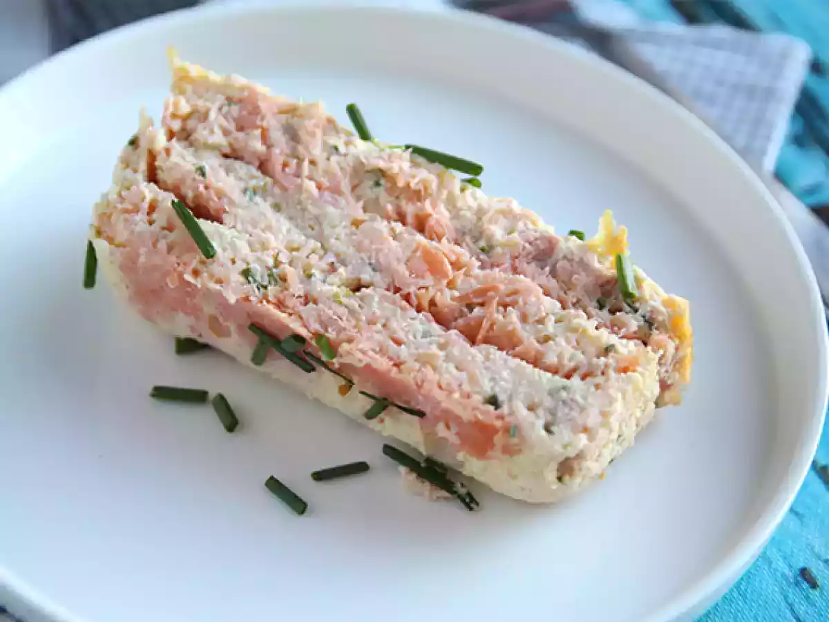 Terrina z świeżego i wędzonego łososia - zdjęcie 3