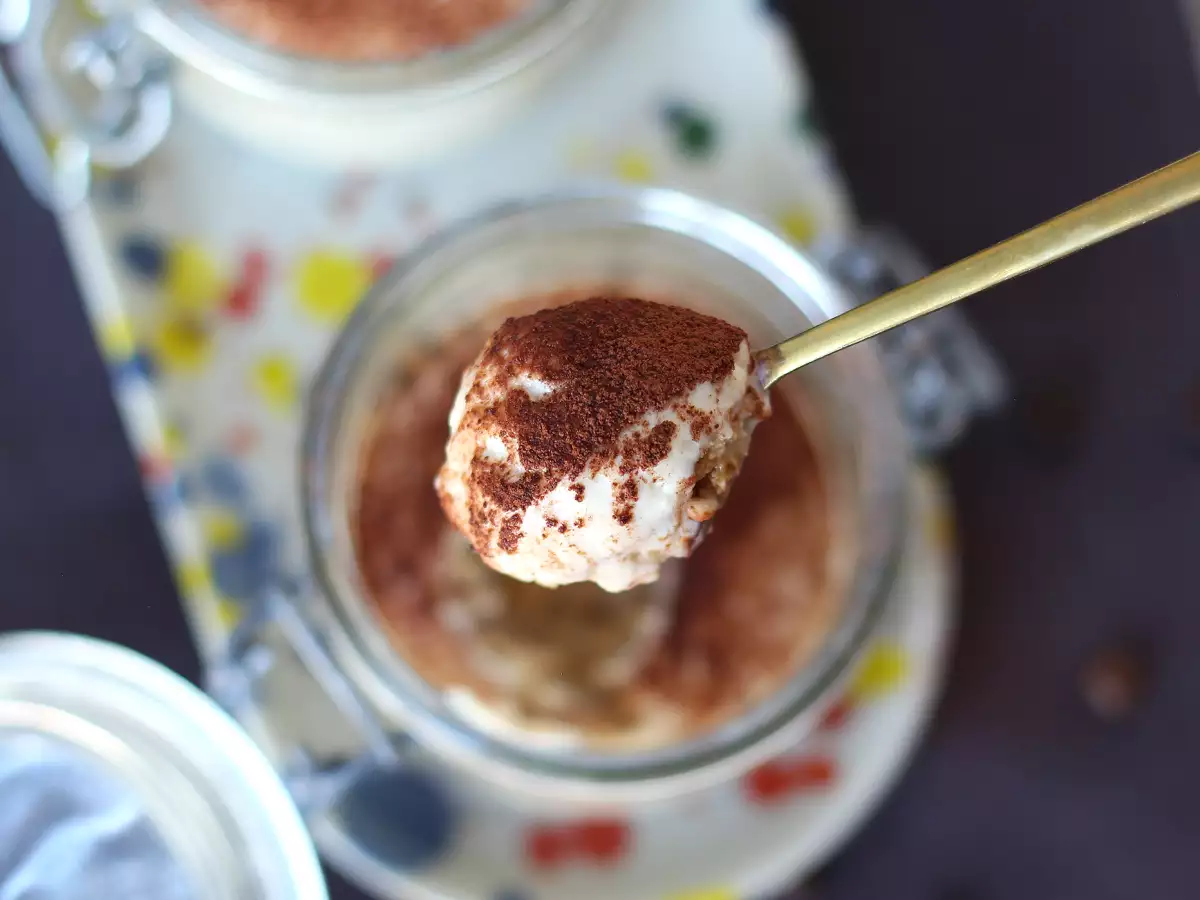 Tiramisu z jedwabistym tofu bez mascarpone i jajek - zdjęcie 5