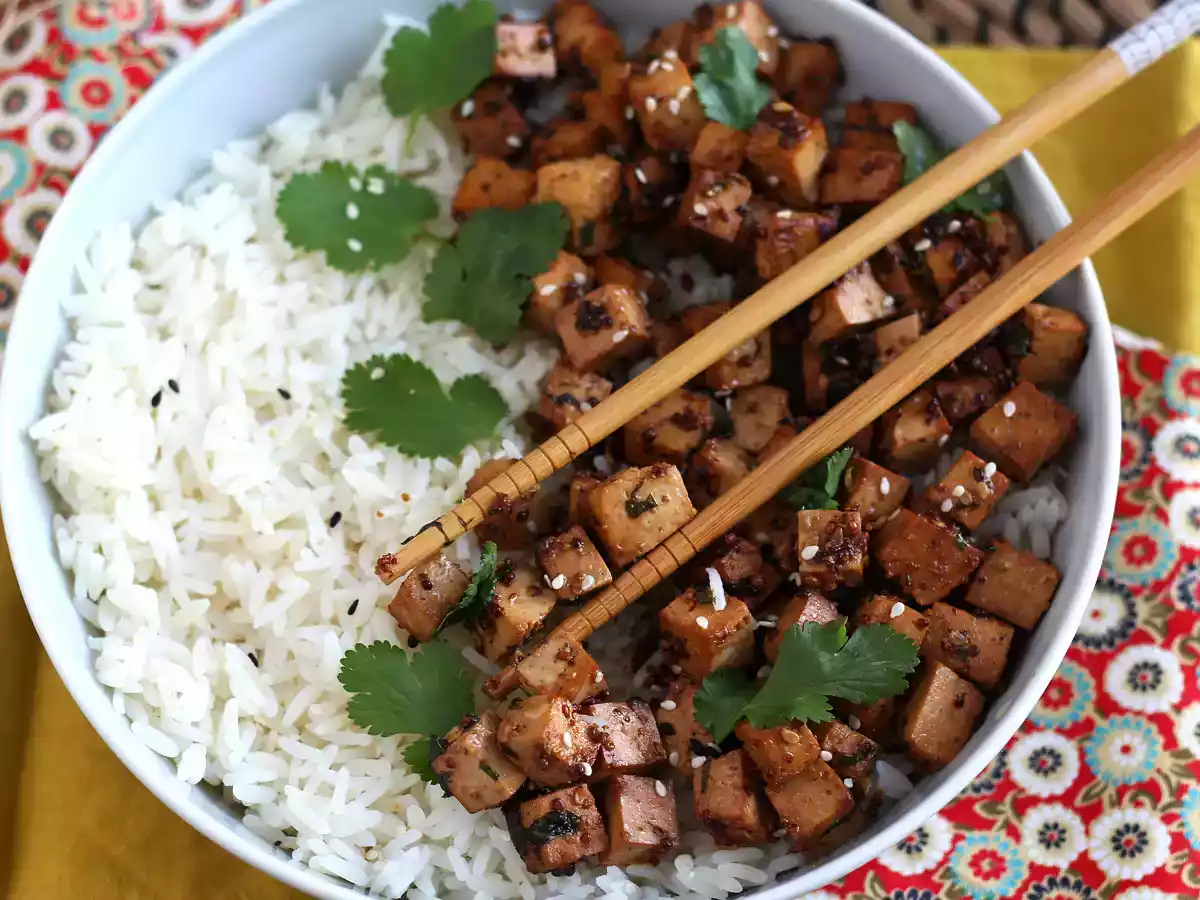 Tofu marynowane w sosie sojowym - zdjęcie 2