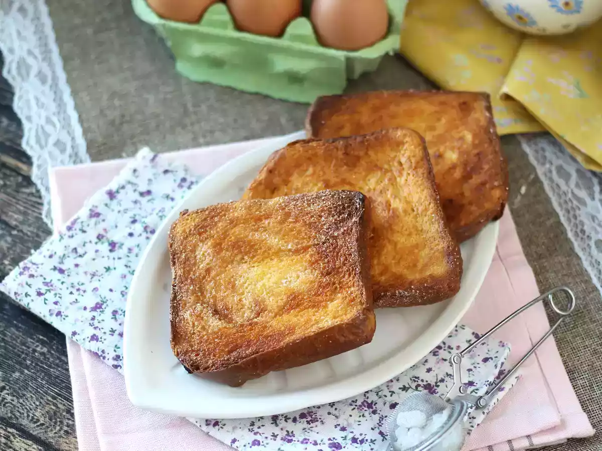 Torrijas we frytkownicy powietrznej z chlebem brioche, tradycja bez komplikacji - zdjęcie 2
