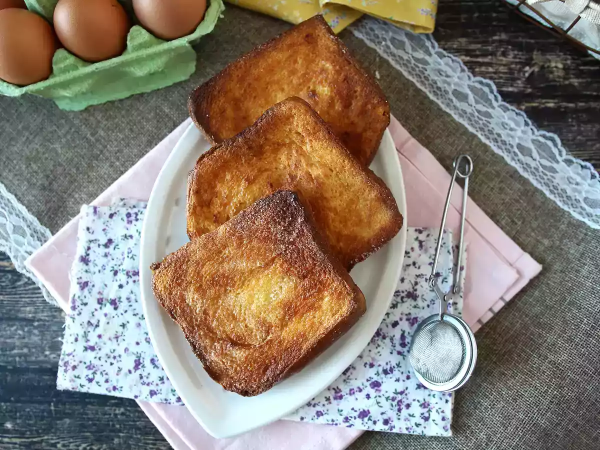 Torrijas we frytkownicy powietrznej z chlebem brioche, tradycja bez komplikacji - zdjęcie 8