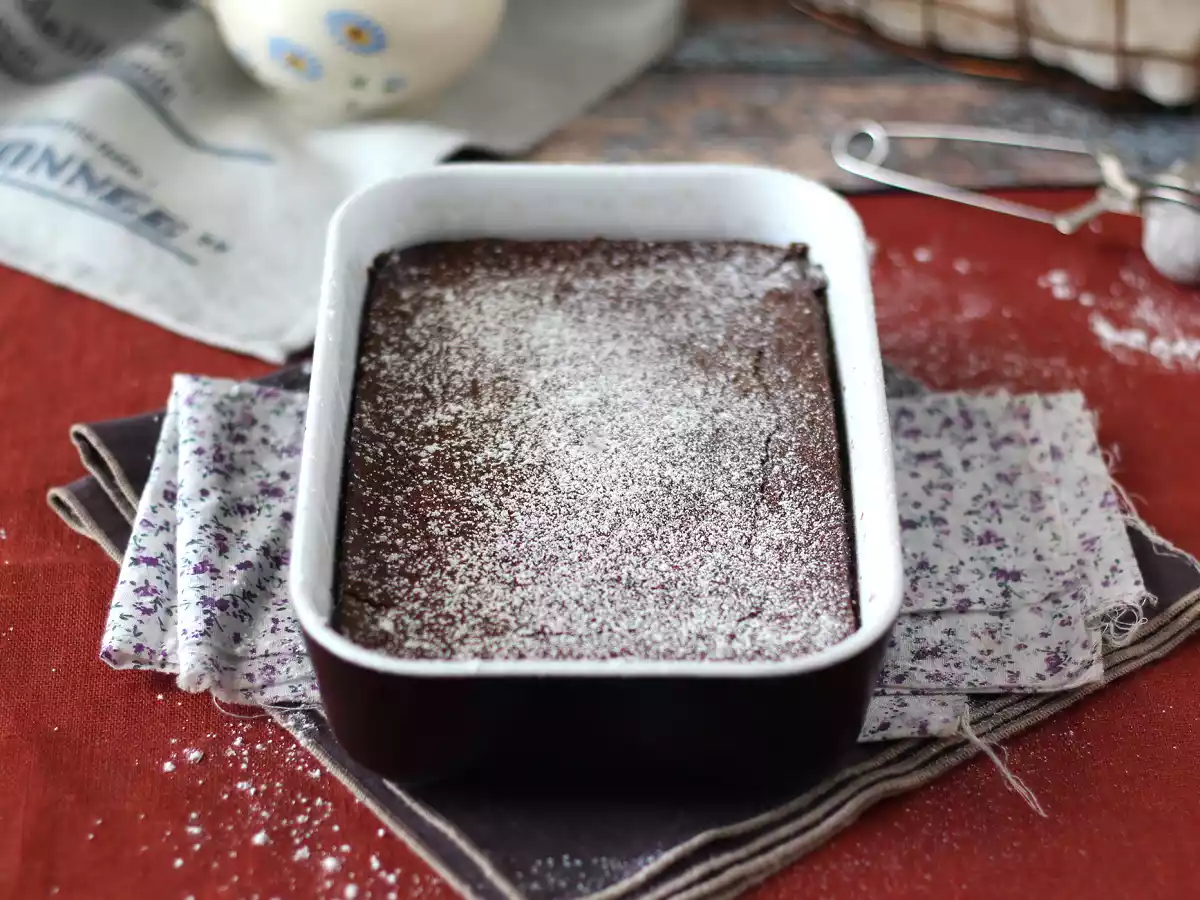Tort czekoladowo-kasztanowy EXTRA FONDANT z zaledwie 4 składników - zdjęcie 6