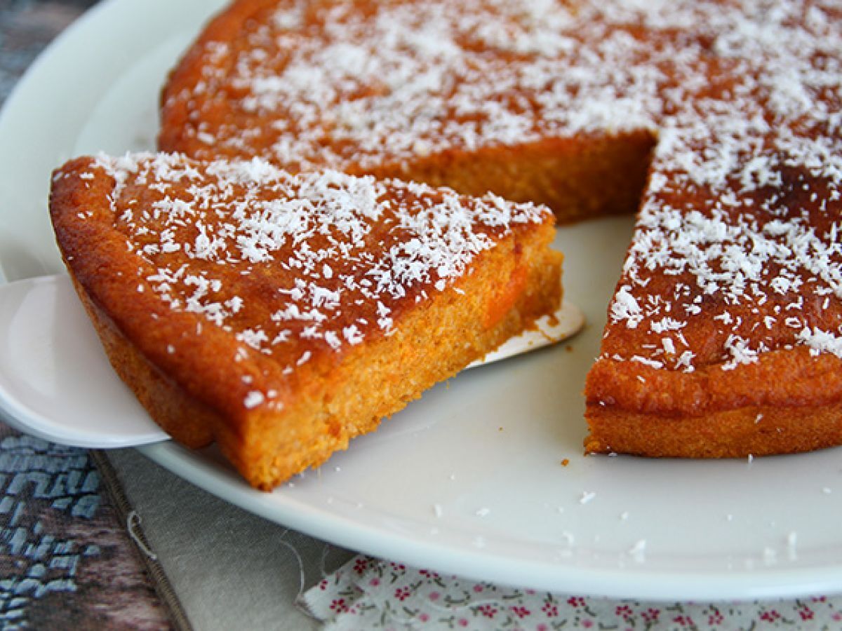 Tort z batatów i kokosa