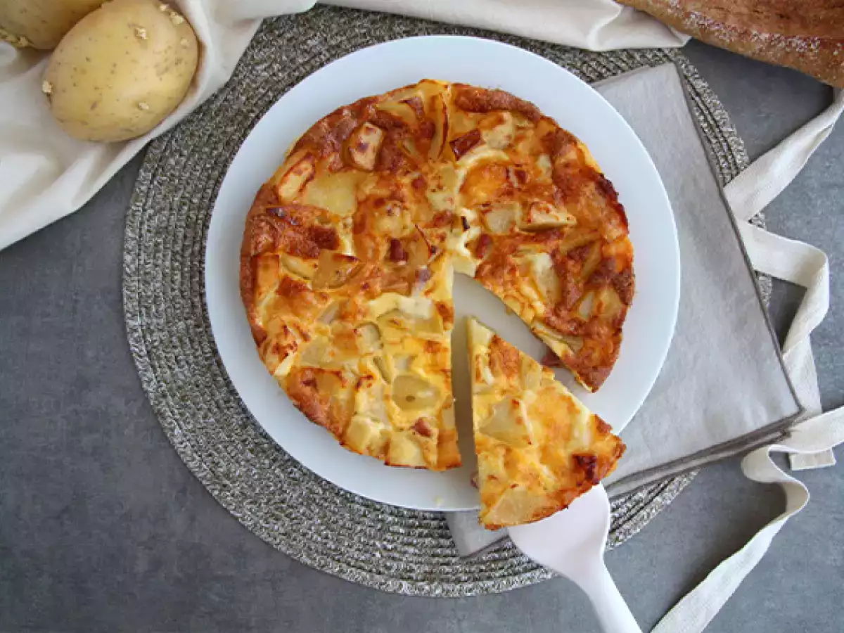 Tortilla z serem raclette - zdjęcie 2