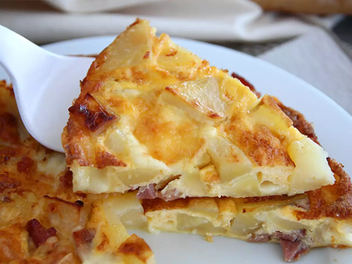 Tortilla z serem raclette - zdjęcie 3