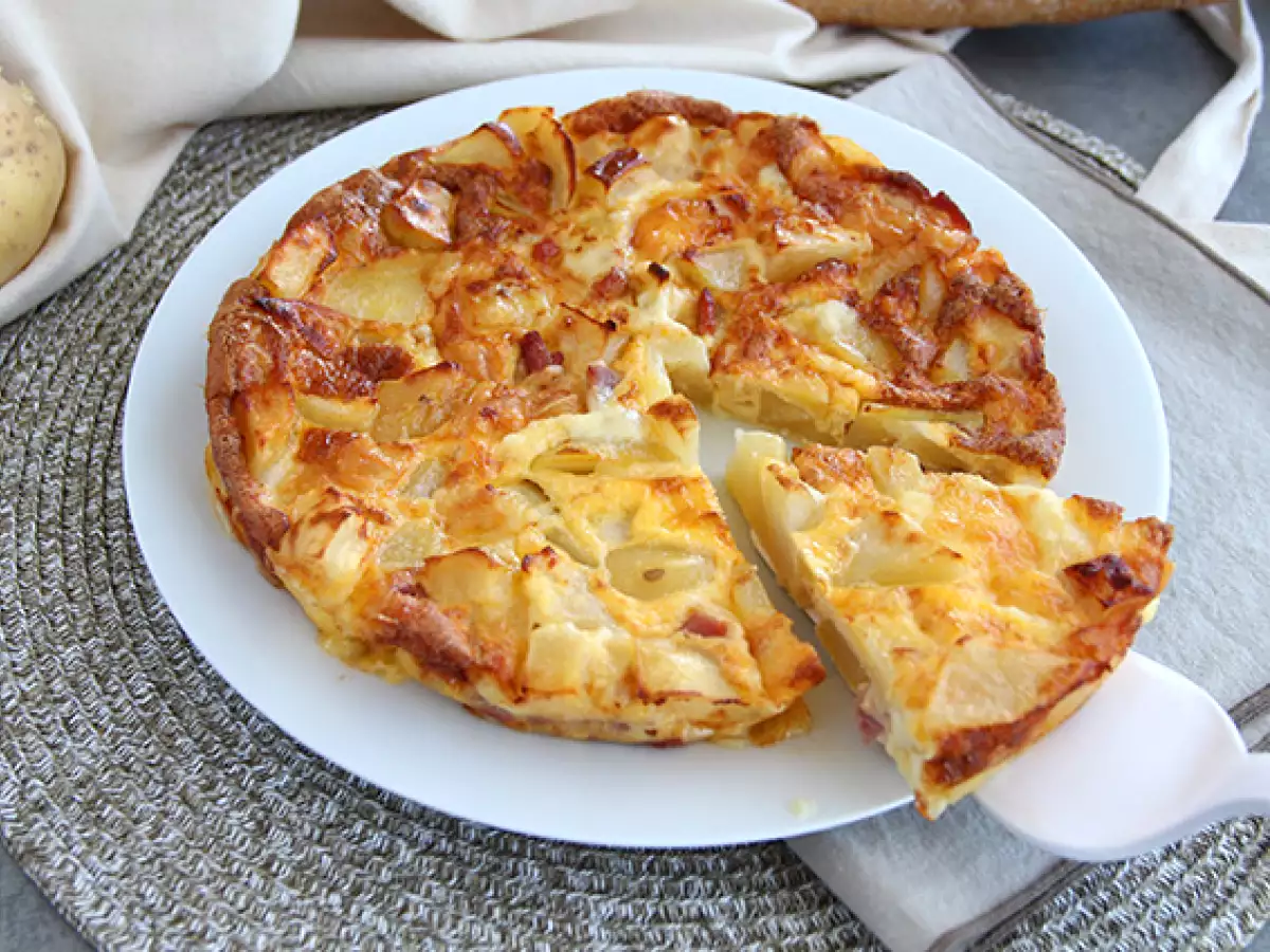 Tortilla z serem raclette - zdjęcie 4