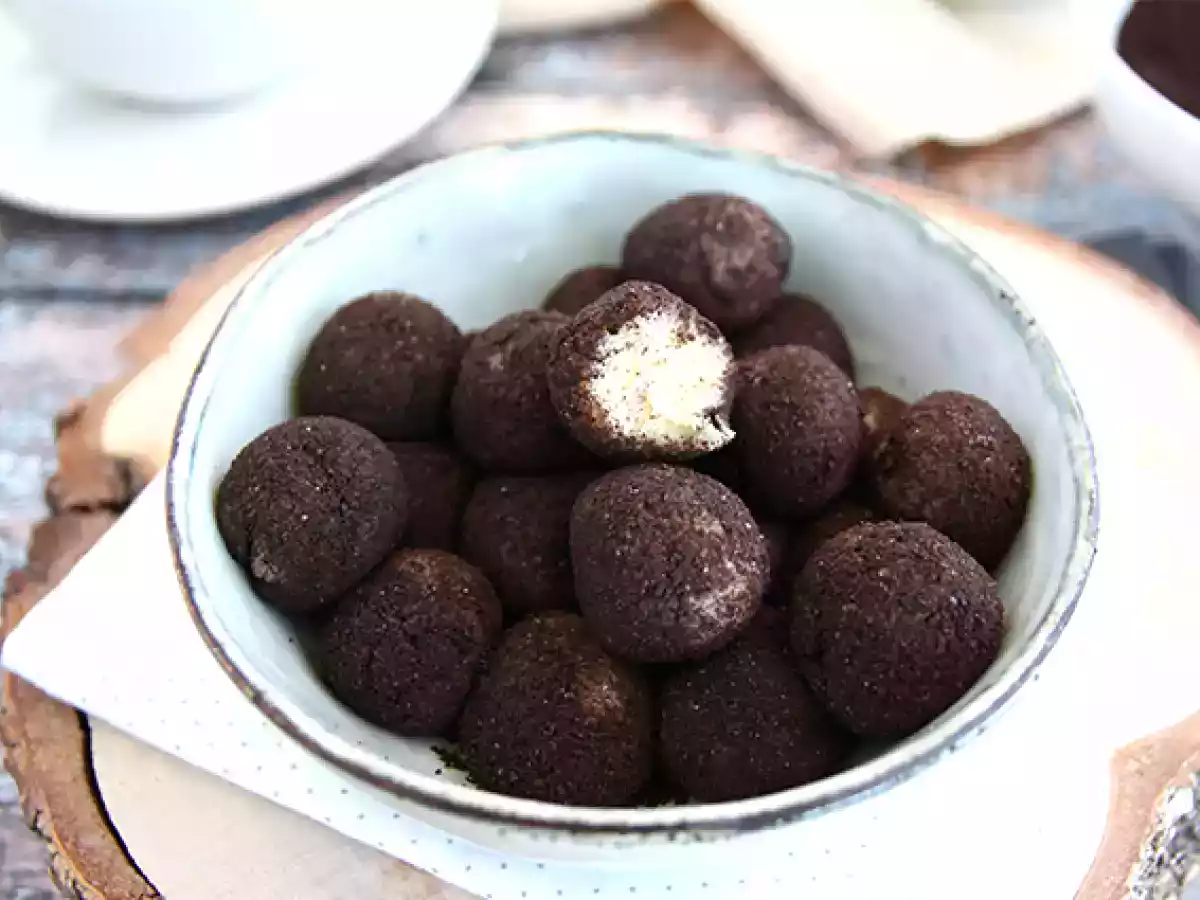 Trufle z herbatnikami Oreo