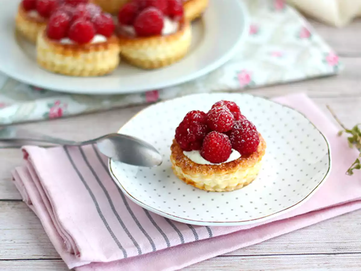 Vol-au-vent z malinami i mascarpone - zdjęcie 2