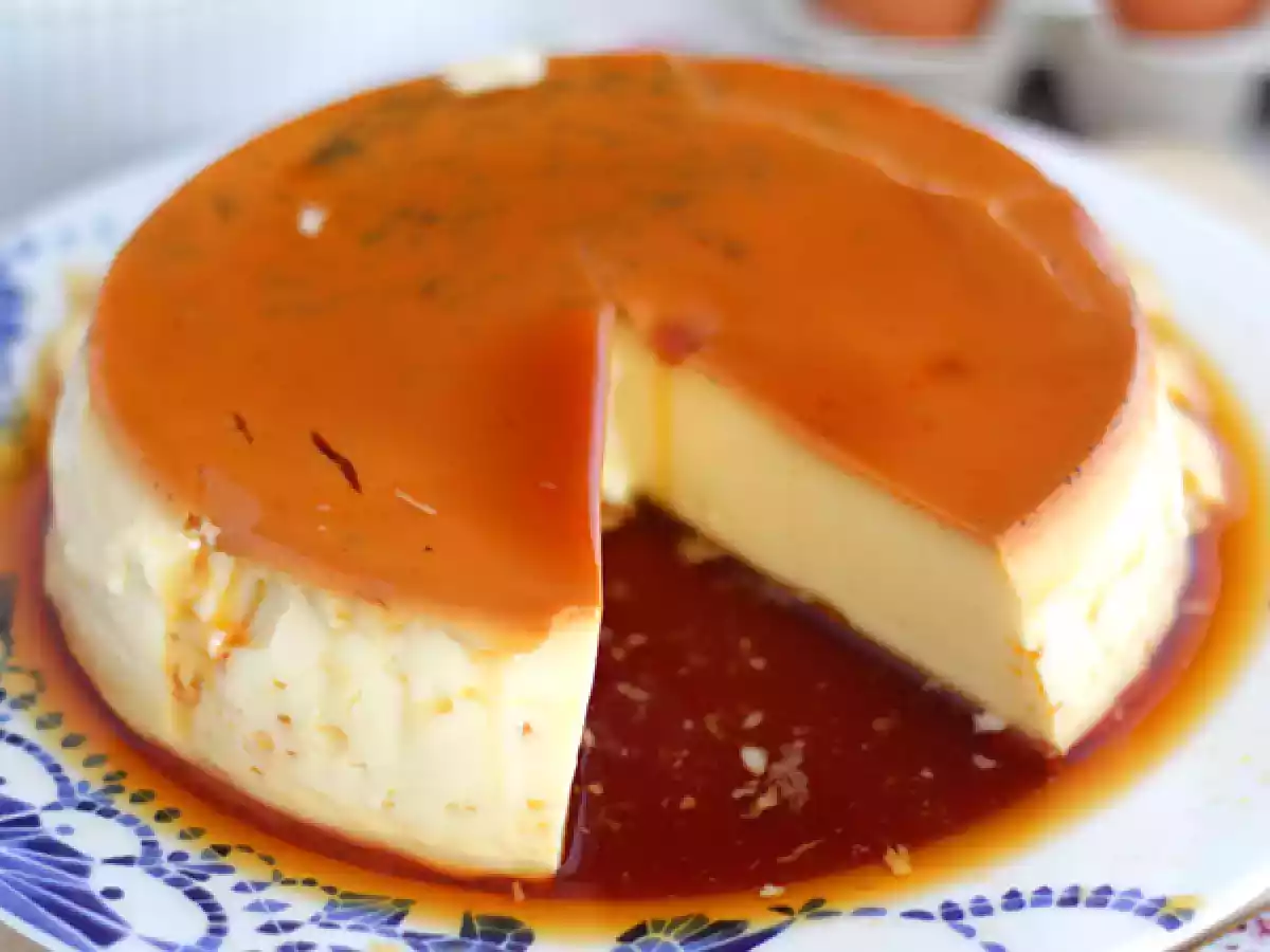 Waniliowy flan jajeczny - zdjęcie 3