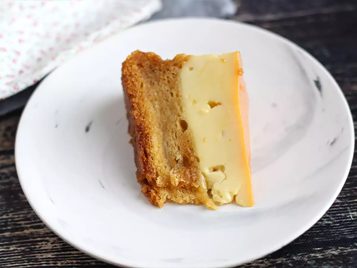 Waniliowy flan z ciastem - zdjęcie 5