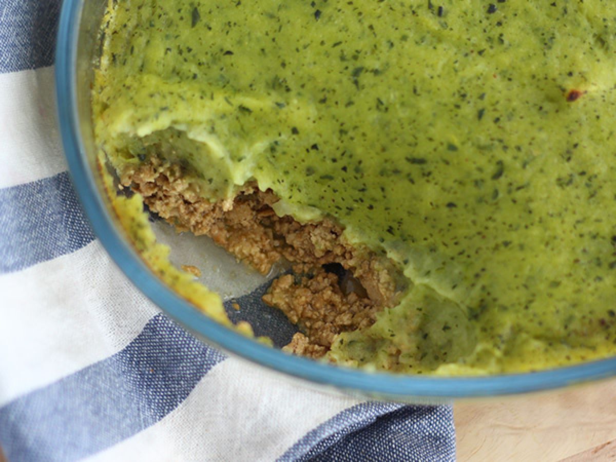 Wegański hachis parmentier z cukinią i tofu - zdjęcie 2