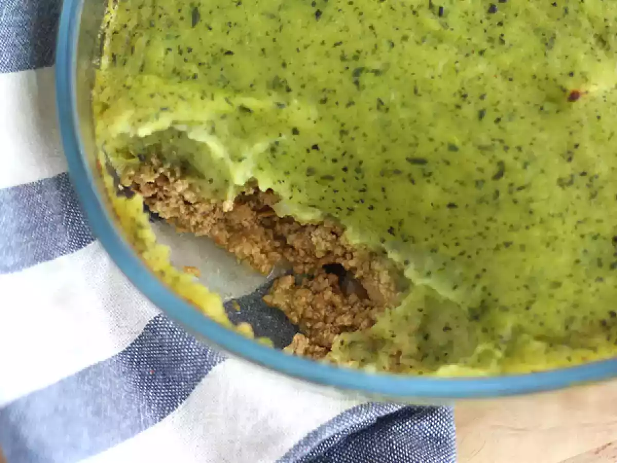 Wegański hachis parmentier z cukinią i tofu - zdjęcie 2
