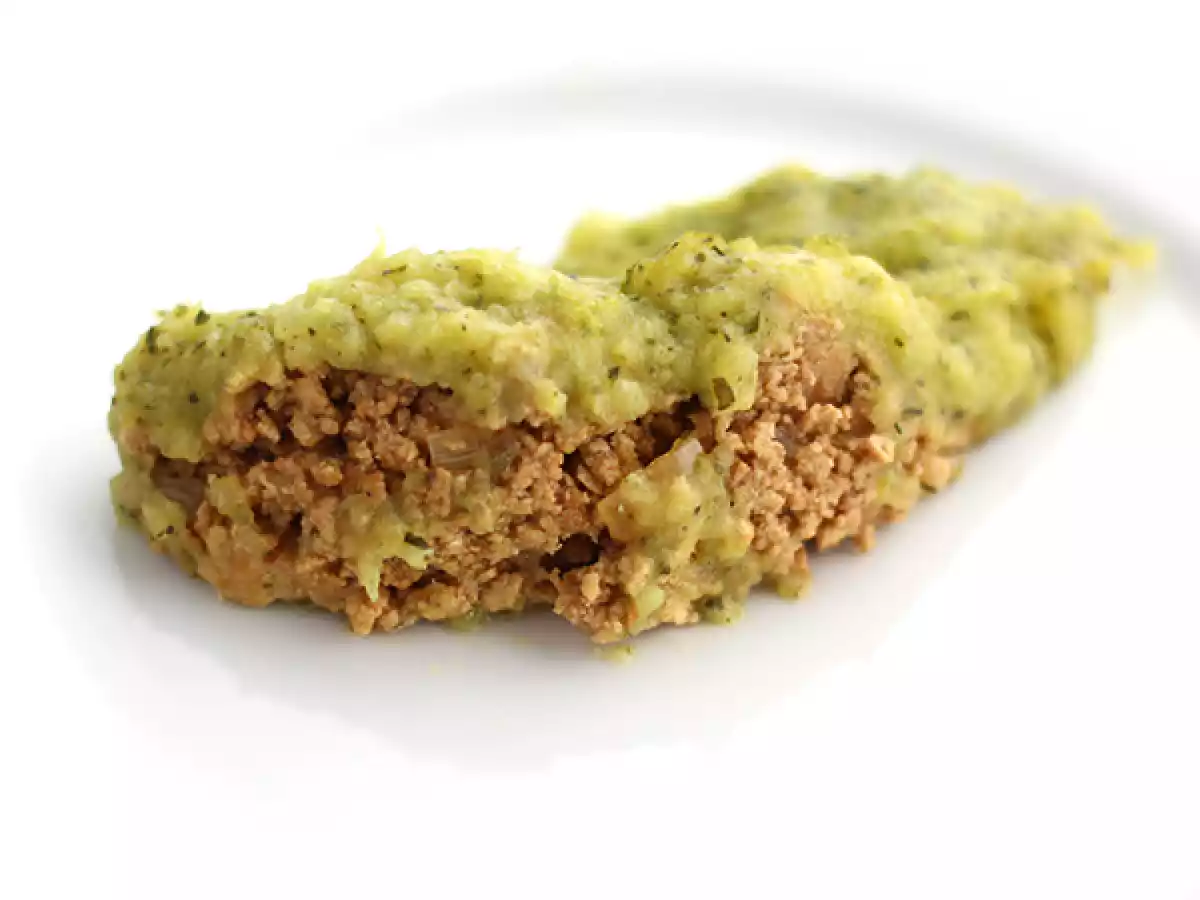 Wegański hachis parmentier z cukinią i tofu - zdjęcie 3
