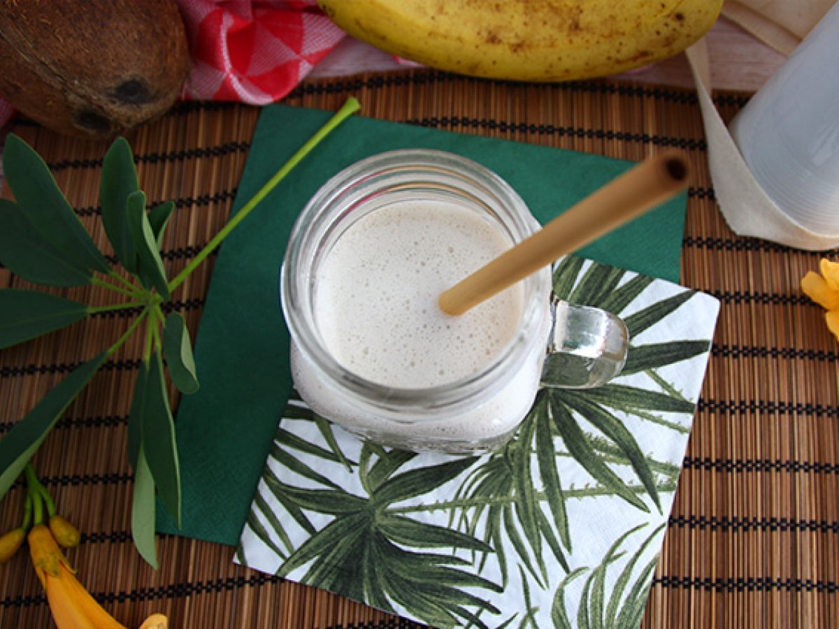 Wegański koktajl bananowy - zdjęcie 3