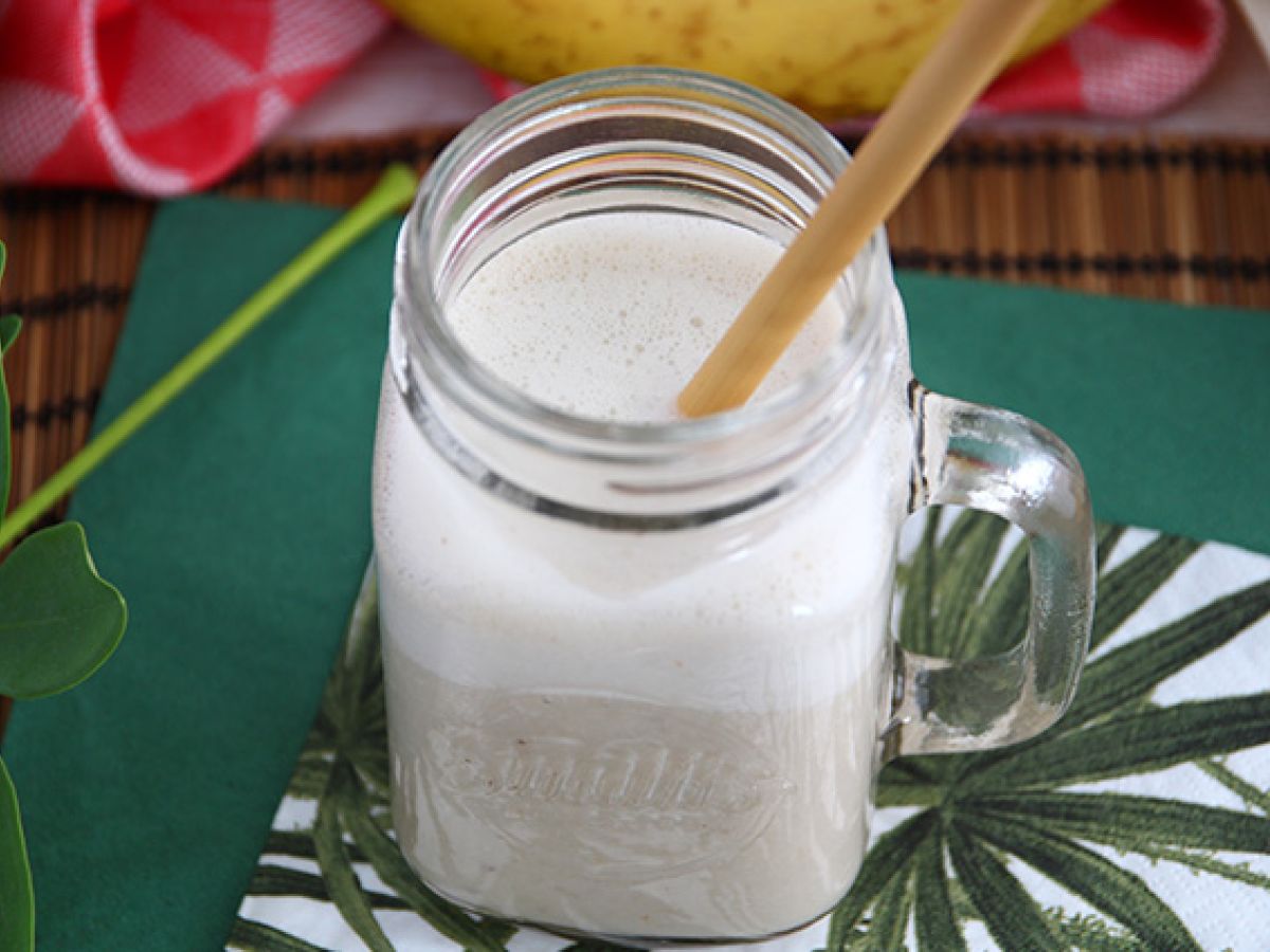 Wegański koktajl bananowy - zdjęcie 4