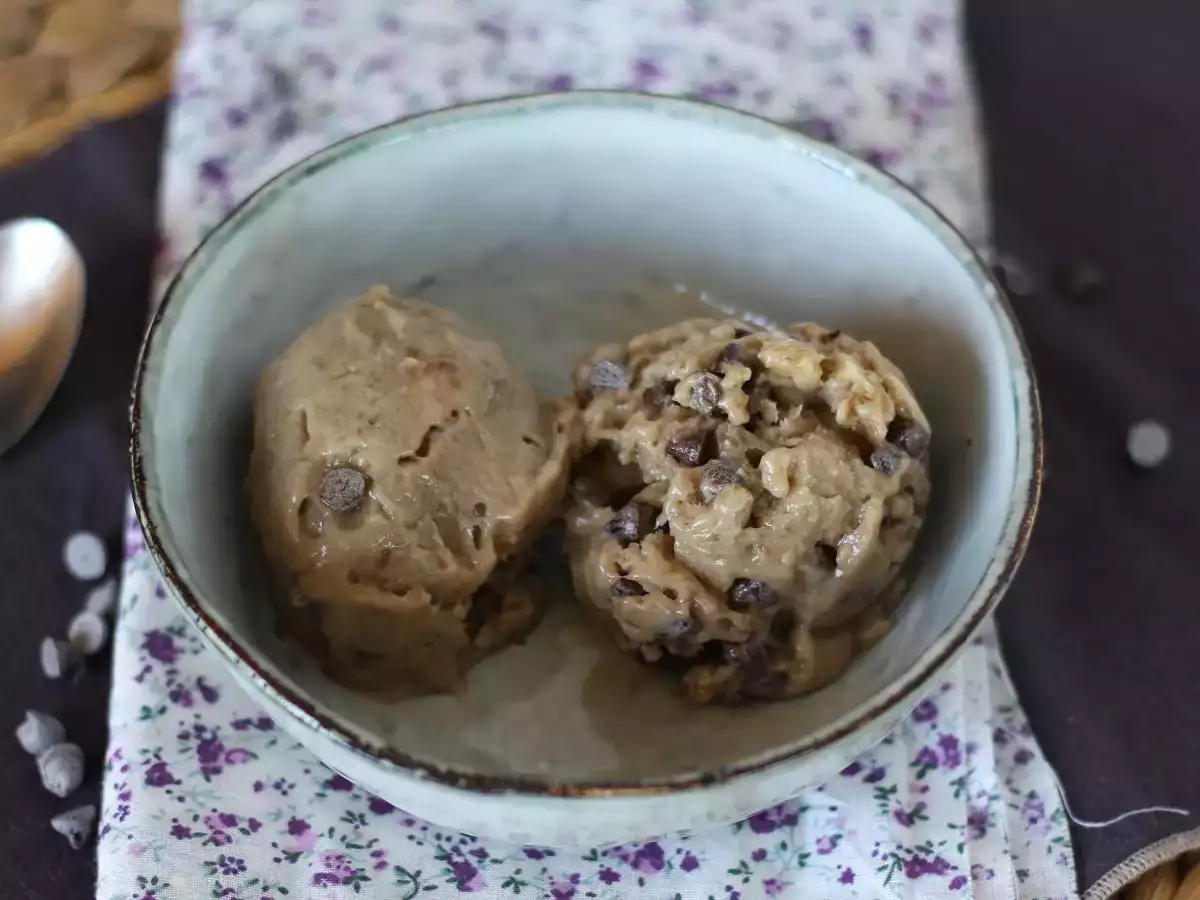 Wegańskie lody bananowe cookie dough – superprosty przepis - zdjęcie 2