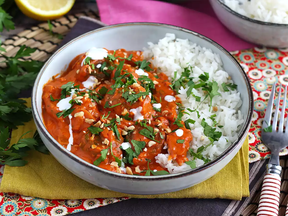 Wegańskie Malai Kofta: klopsiki z ciecierzycy w sosie pomidorowym - zdjęcie 3