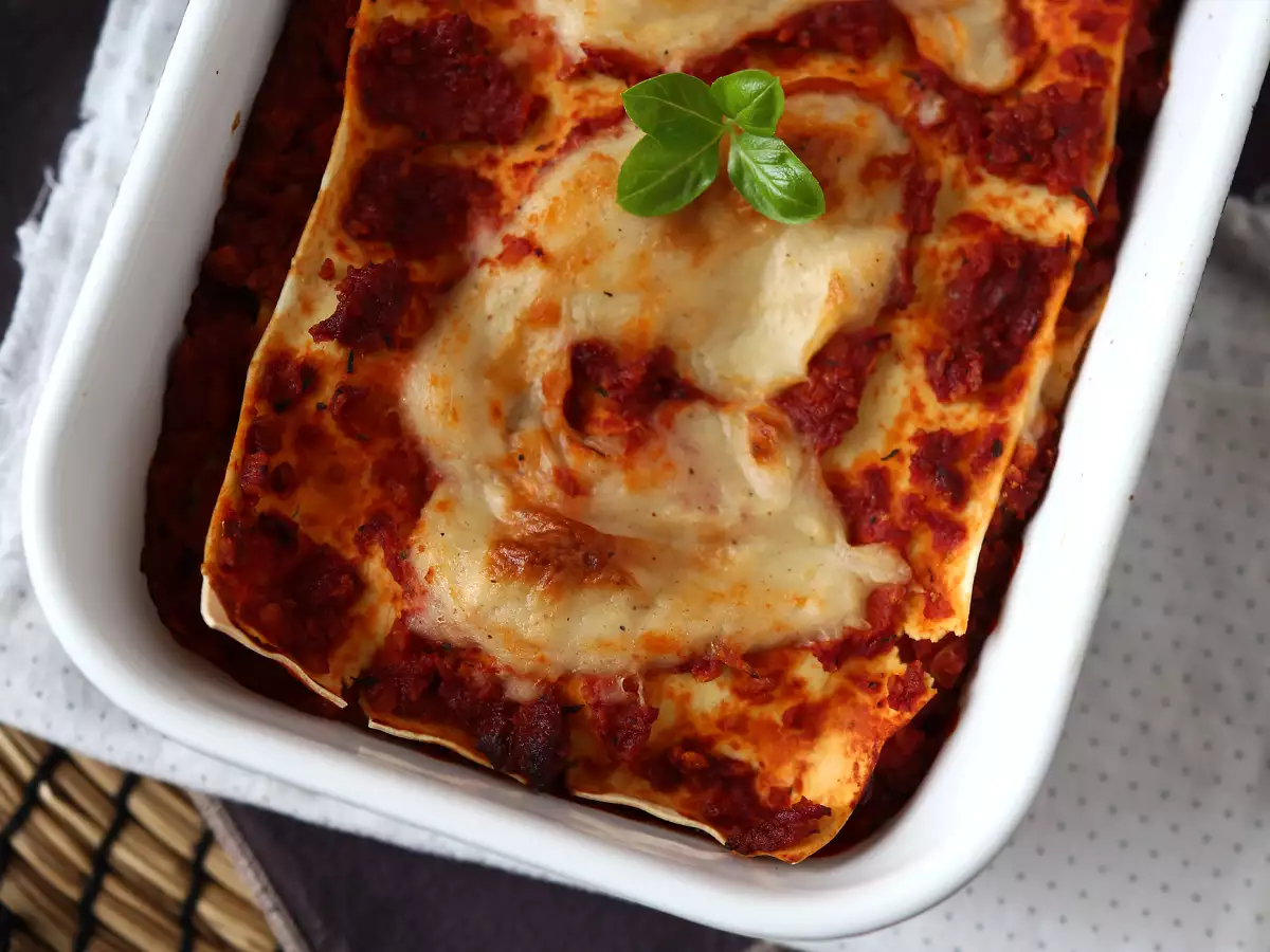 Wegetariańska lasagne (nie poznasz różnicy!) - zdjęcie 2