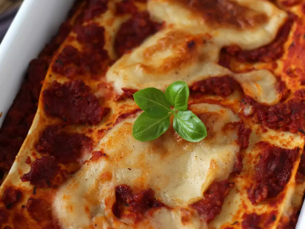 Wegetariańska lasagne (nie poznasz różnicy!) - zdjęcie 3