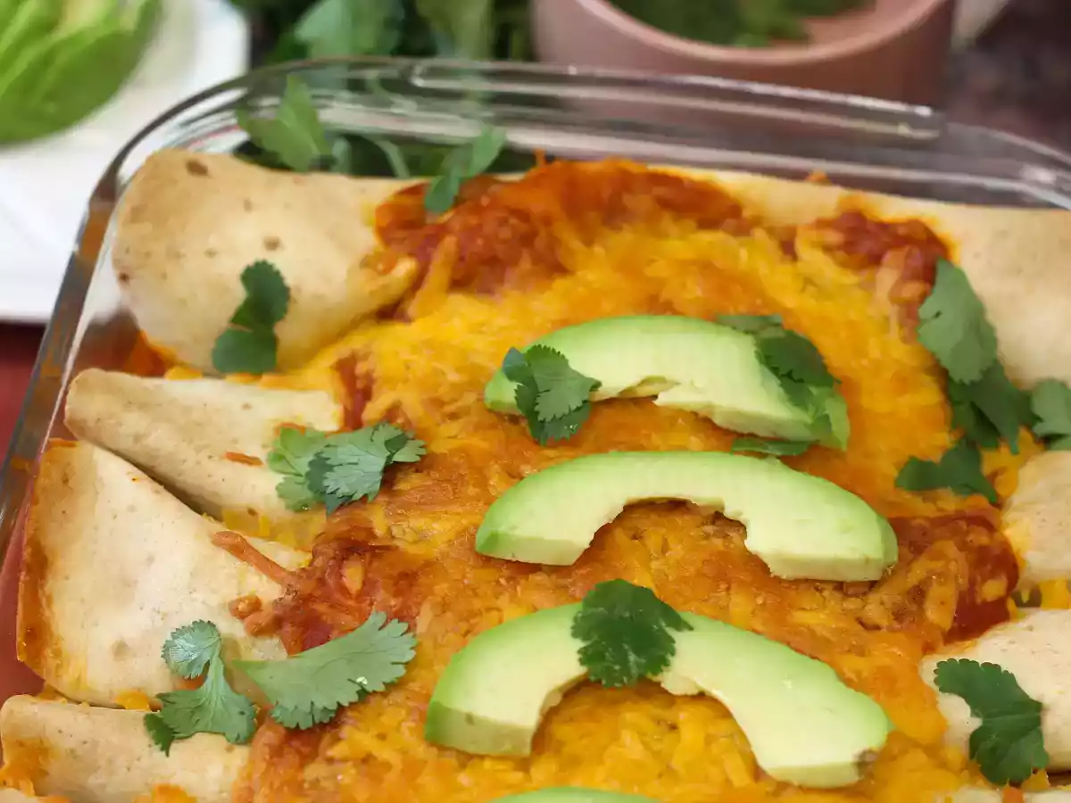 Wegetariańskie enchiladas - zdjęcie 2