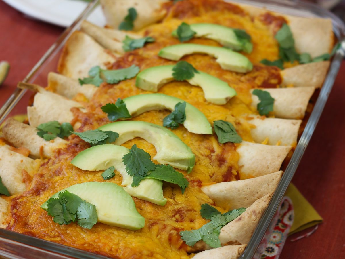Wegetariańskie enchiladas - zdjęcie 3