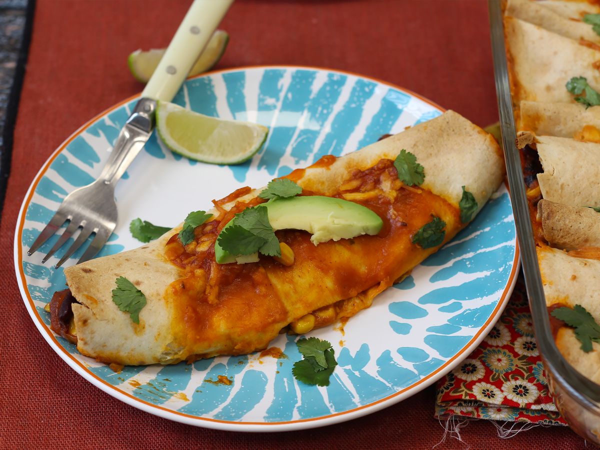 Wegetariańskie enchiladas - zdjęcie 4