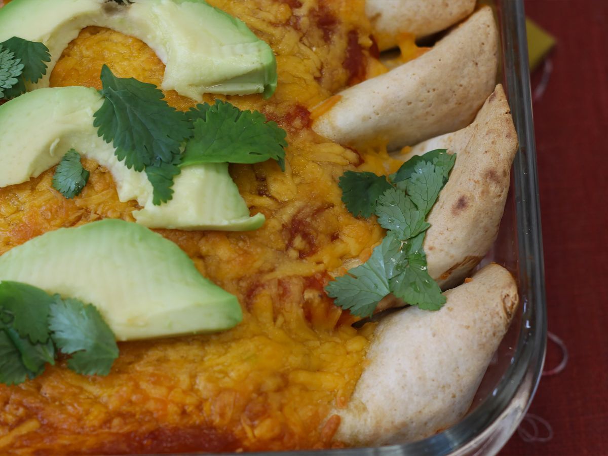 Wegetariańskie enchiladas - zdjęcie 5