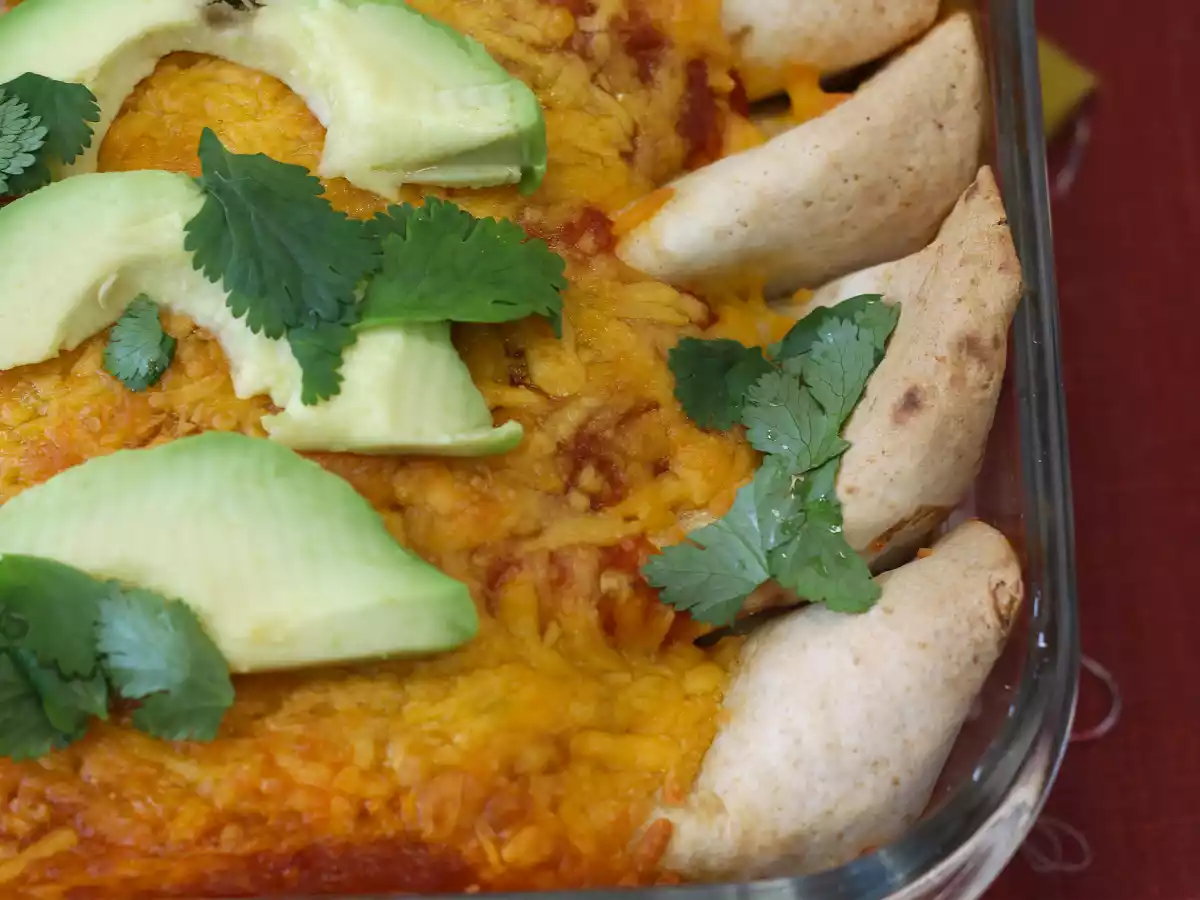 Wegetariańskie enchiladas - zdjęcie 5