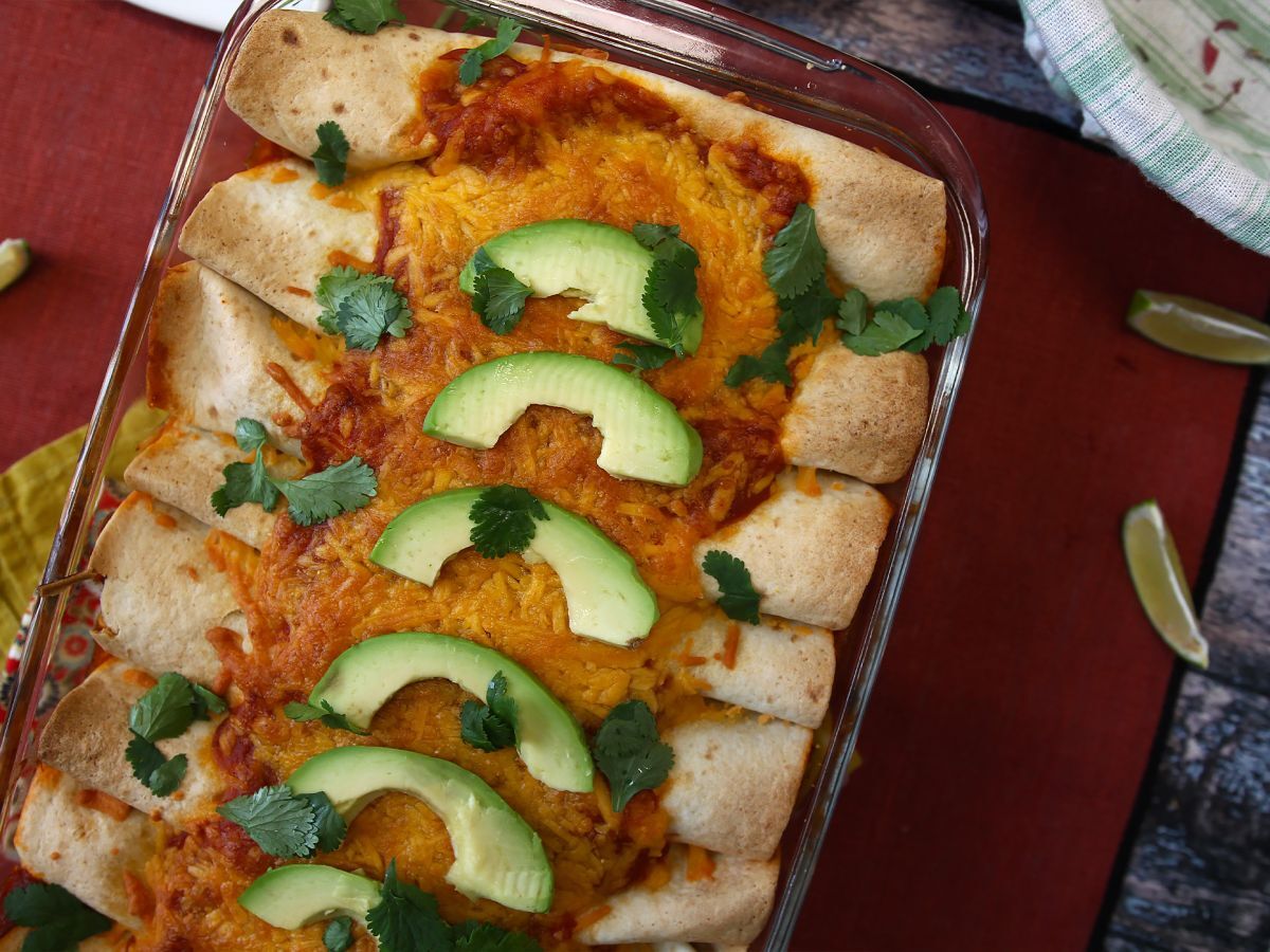 Wegetariańskie enchiladas - zdjęcie 6