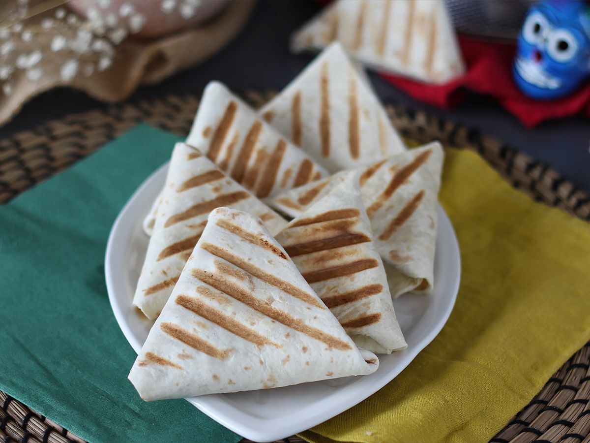 Wegetariańskie samosy taco