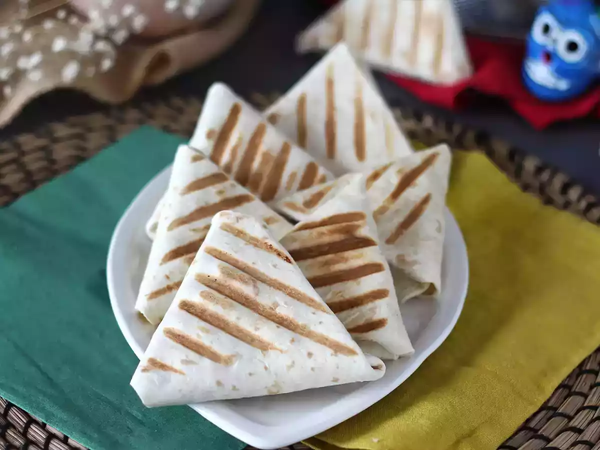 Wegetariańskie samosy taco