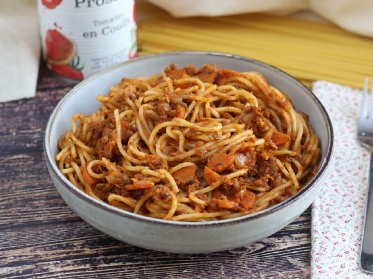 Wegetariańskie spaghetti bolognese!