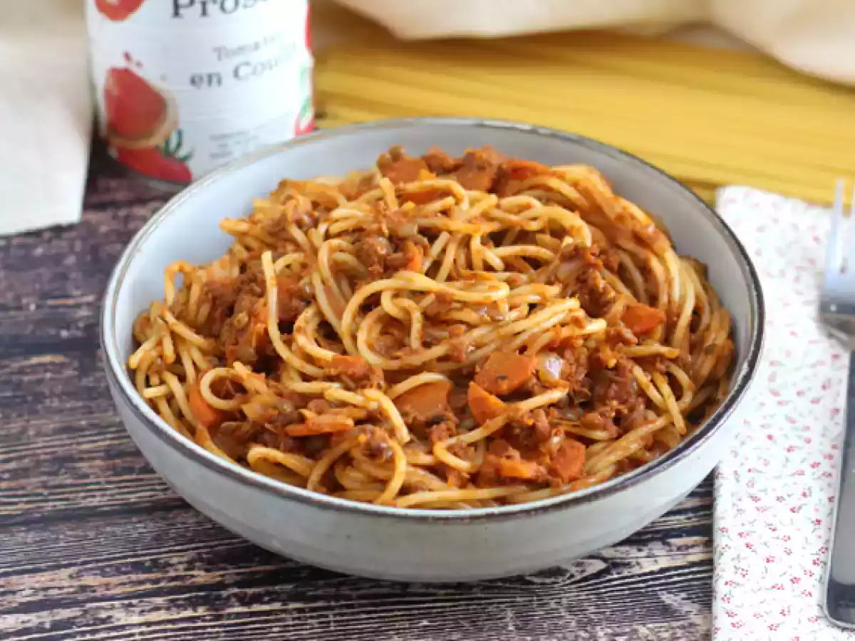 Wegetariańskie spaghetti bolognese!