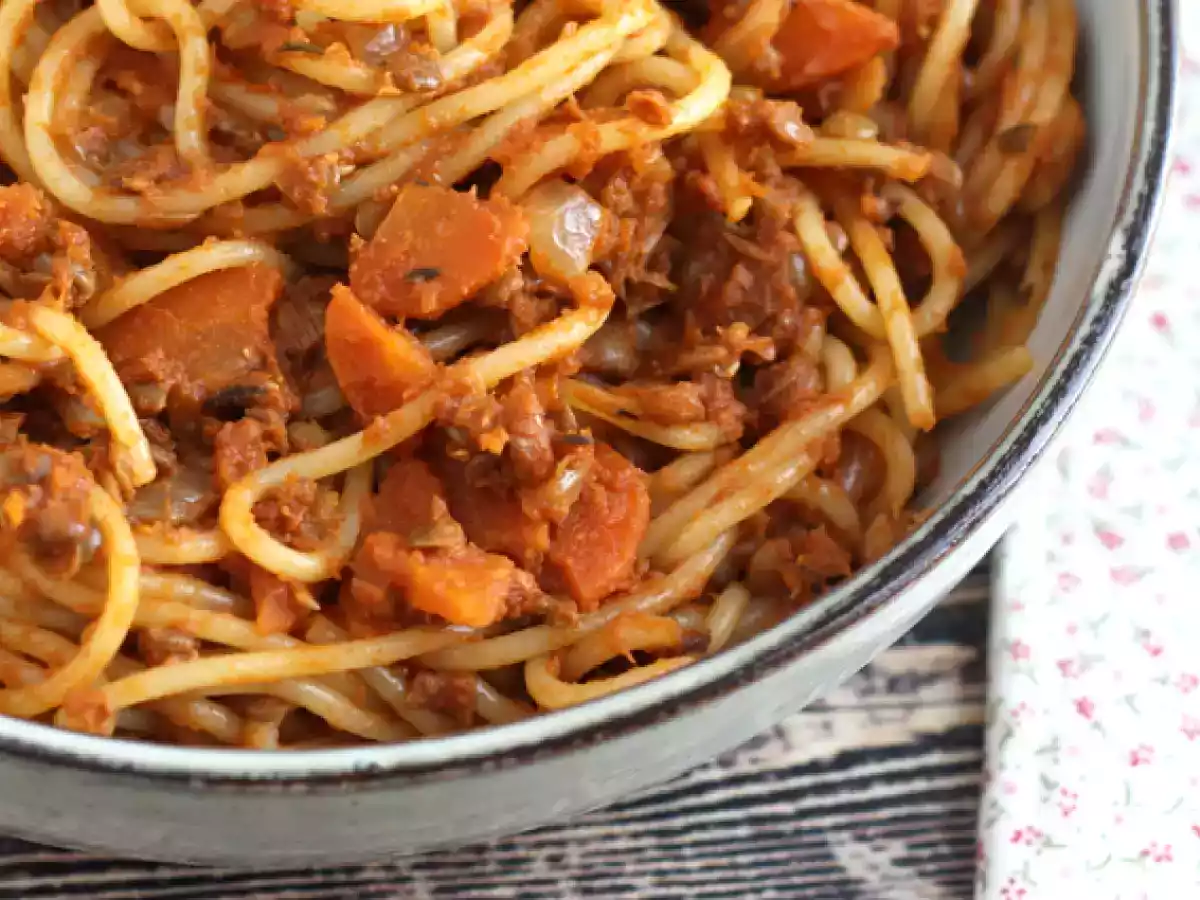 Wegetariańskie spaghetti bolognese! - zdjęcie 2