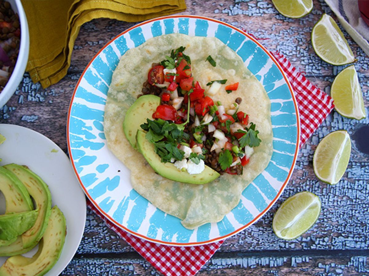 Wegetariańskie tacos z soczewicą - zdjęcie 3