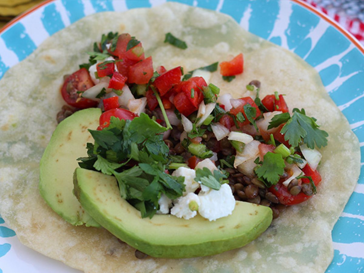 Wegetariańskie tacos z soczewicą - zdjęcie 4