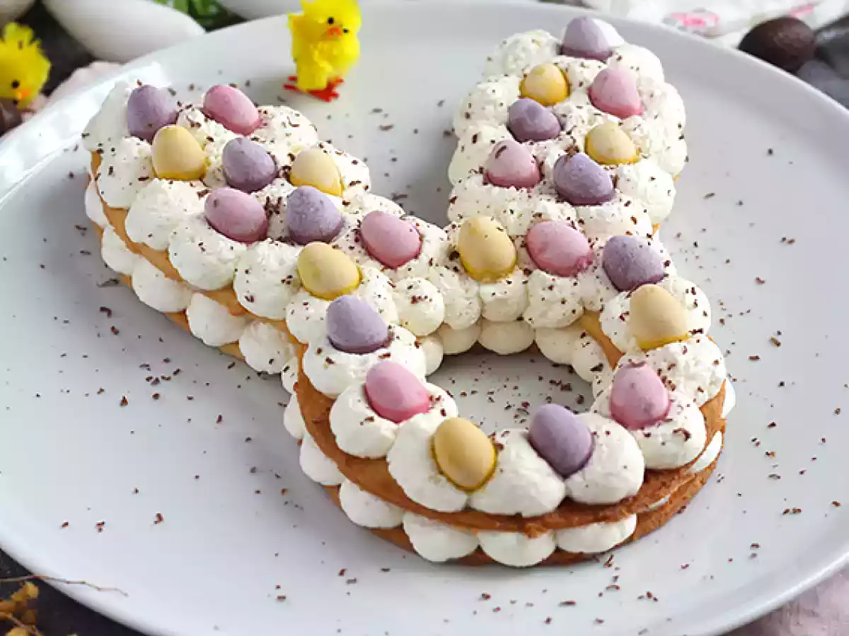 Wielkanocna tarta z zajączkiem - zdjęcie 3