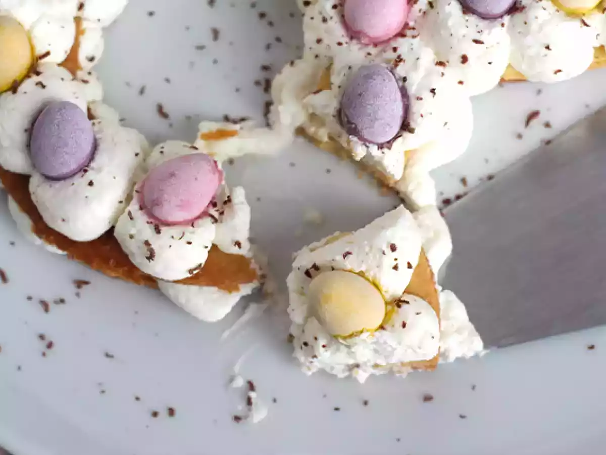 Wielkanocna tarta z zajączkiem - zdjęcie 5