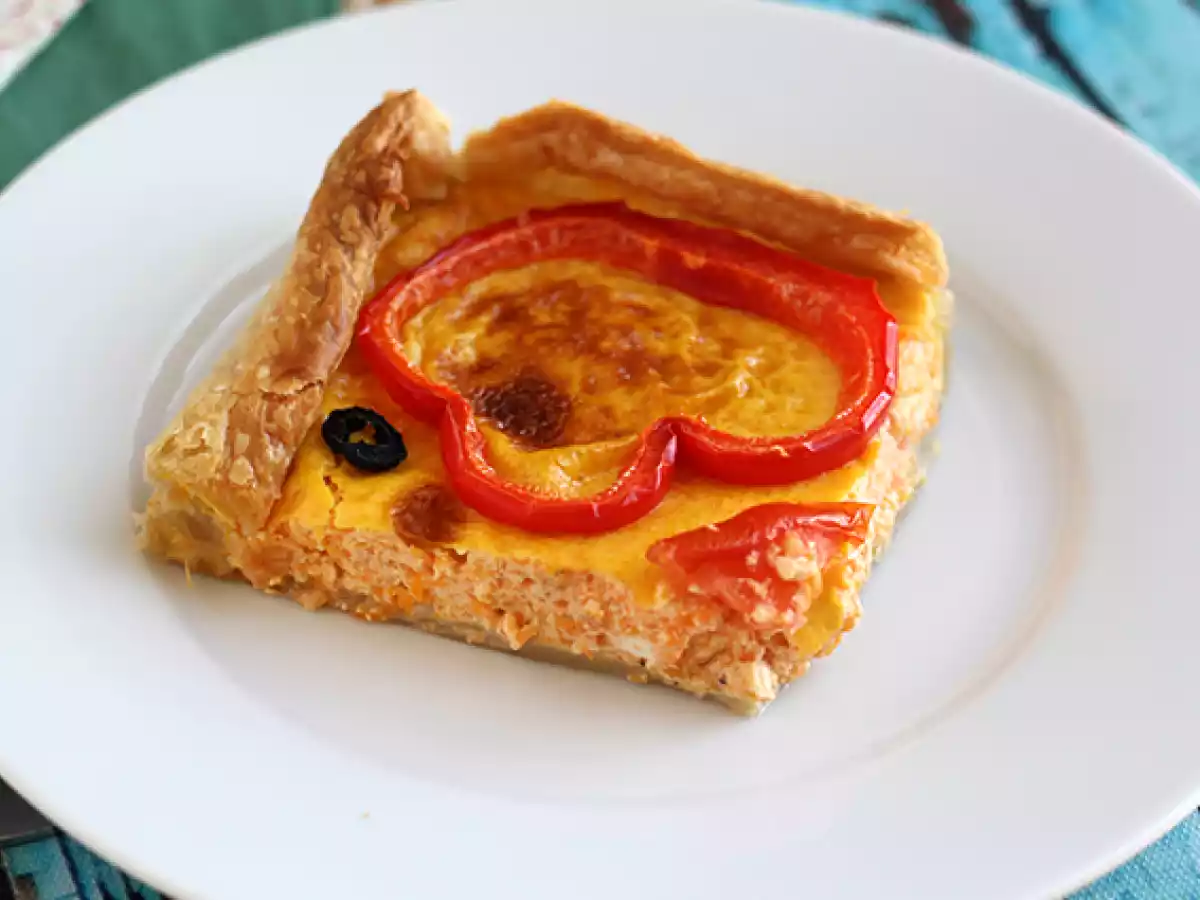 Wiosenny quiche marchewkowy - zdjęcie 4
