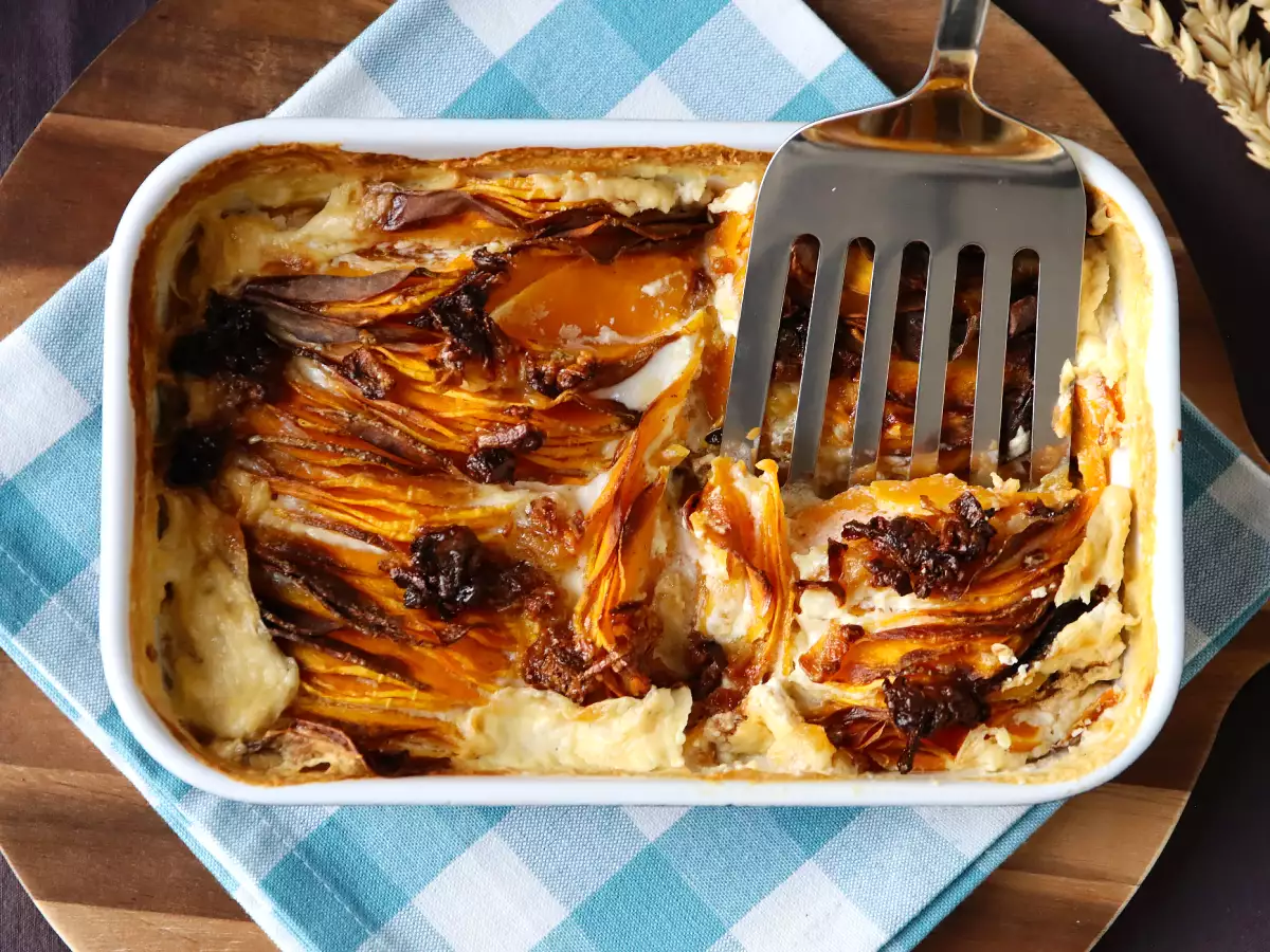 Zapiekanka z dyni piżmowej z Air Fryera w stylu dauphinois